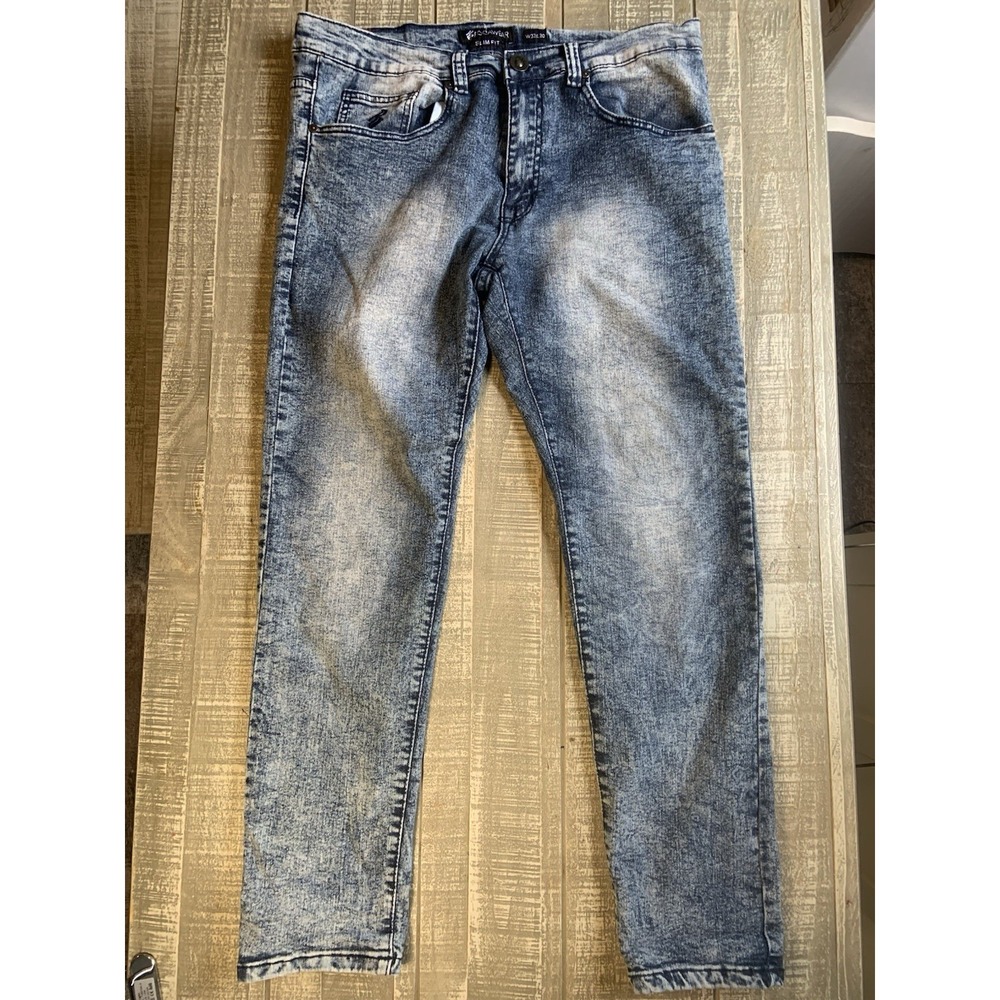 Rocawear Jeans Mens 32x30 Acid‎ Was Faded Slim Fit Y2K Stretch